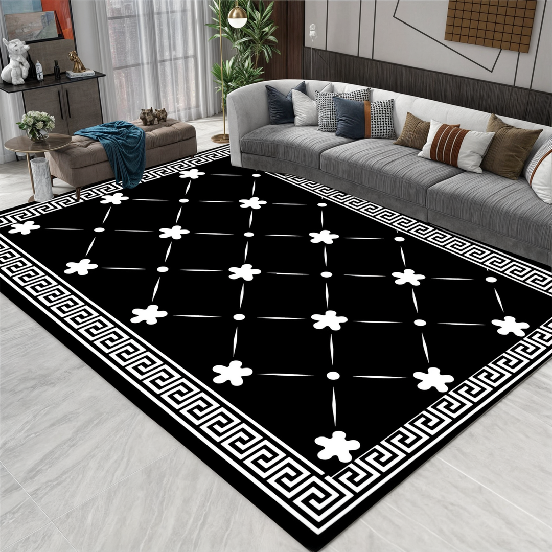 3D Geometrisk Illusion-Tæppet | Dekorativ Gang- og Dørmåtte