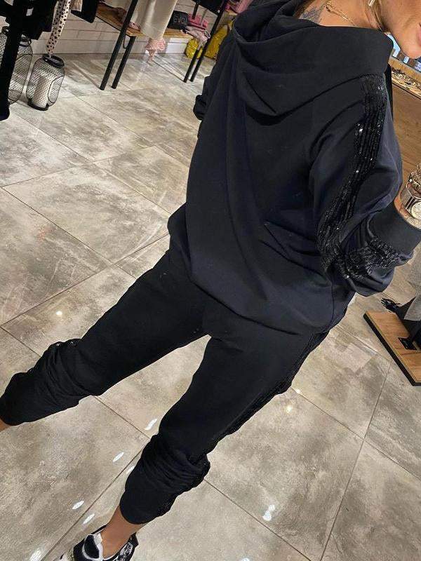 Dame Vintersæt | Hyggelig Hættetrøje og Joggingtøj Træningsdragt