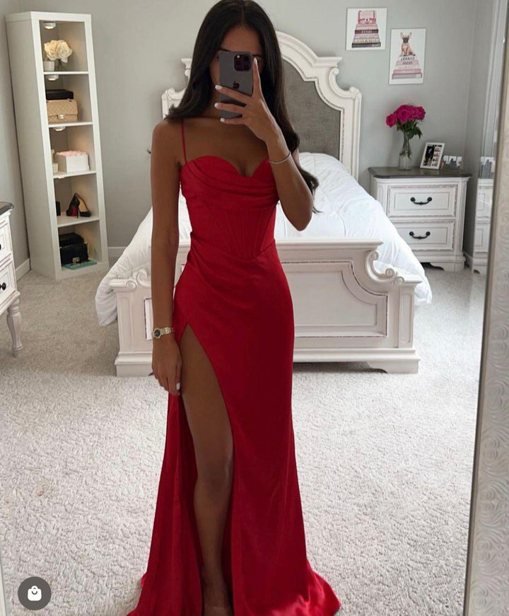 Alouette | Elegante Sateng Aftenkjole
