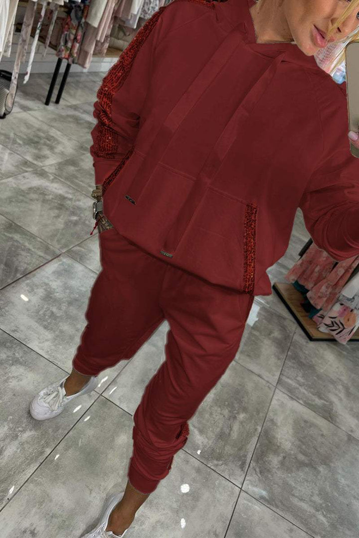 Dame Vintersæt | Hyggelig Hættetrøje og Joggingtøj Træningsdragt