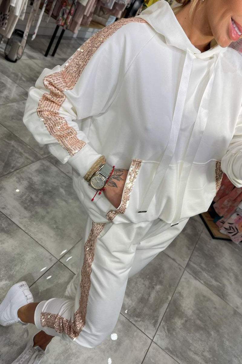 Dame Vintersæt | Hyggelig Hættetrøje og Joggingtøj Træningsdragt