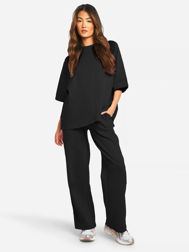 Dame Overdimensioneret Vintersæt | Hyggeligt Todelt Lounge Udstyr