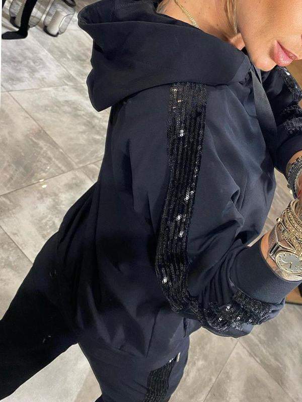 Dame Vintersæt | Hyggelig Hættetrøje og Joggingtøj Træningsdragt