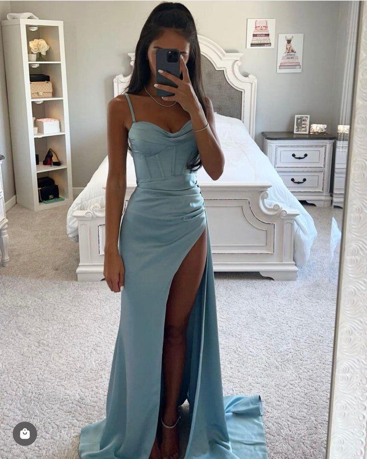 Alouette | Elegante Sateng Aftenkjole