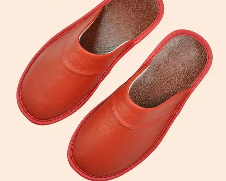 Herre Læder Hjemmesko | Bløde Slip-On Hussko