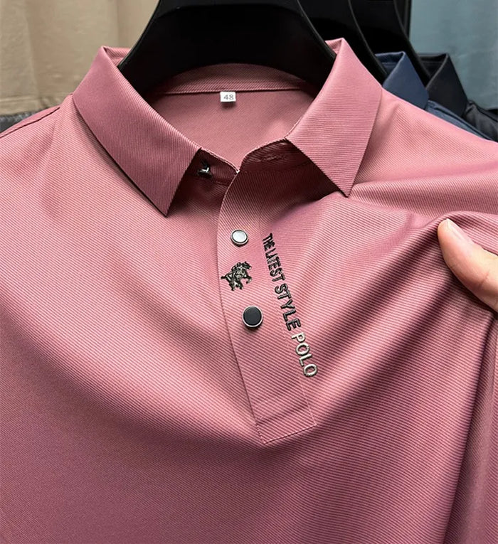 Anti-Krølle Poloshirt til Mænd | Uformel Kortærmet