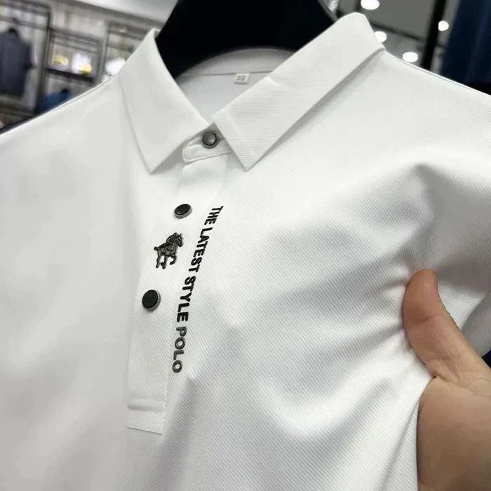 Anti-Krølle Poloshirt til Mænd | Uformel Kortærmet