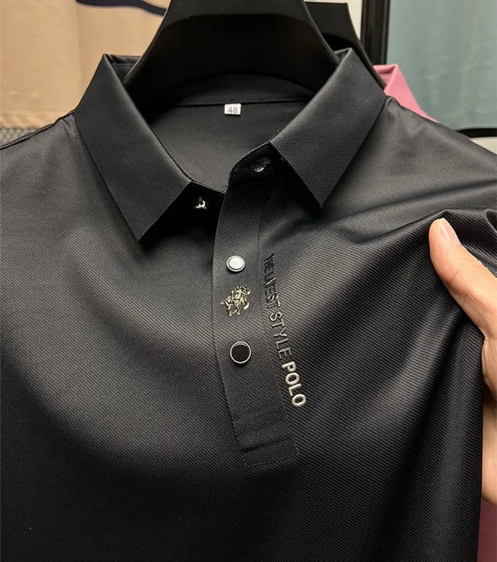 Anti-Krølle Poloshirt til Mænd | Uformel Kortærmet