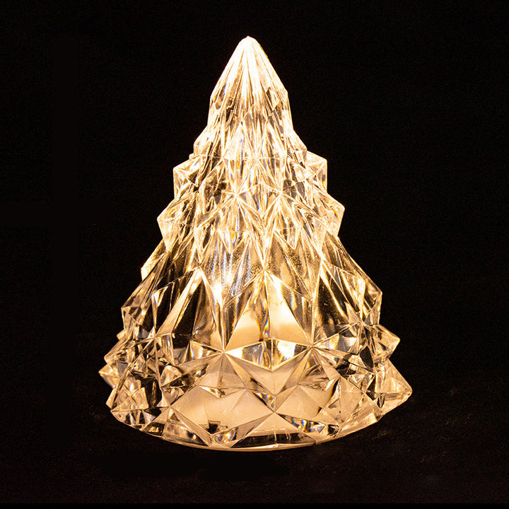 Mini LED Krystal Juletræs Natlys