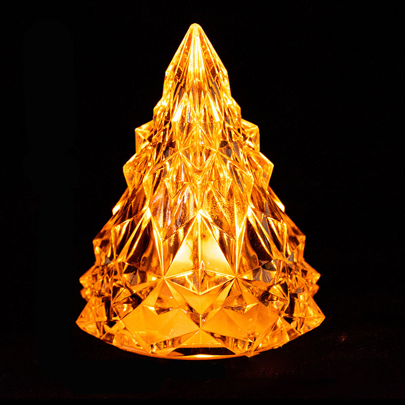 Mini LED Krystal Juletræs Natlys