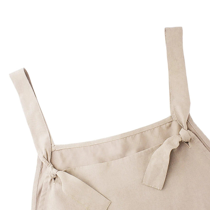 Thalia | Dame Afslappet Pasform Bomuld Linned Jumpsuit