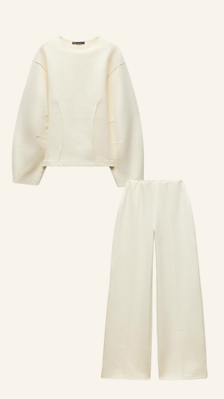 Chik Dame Loungesæt | Overdimensioneret Overdel og Bukser