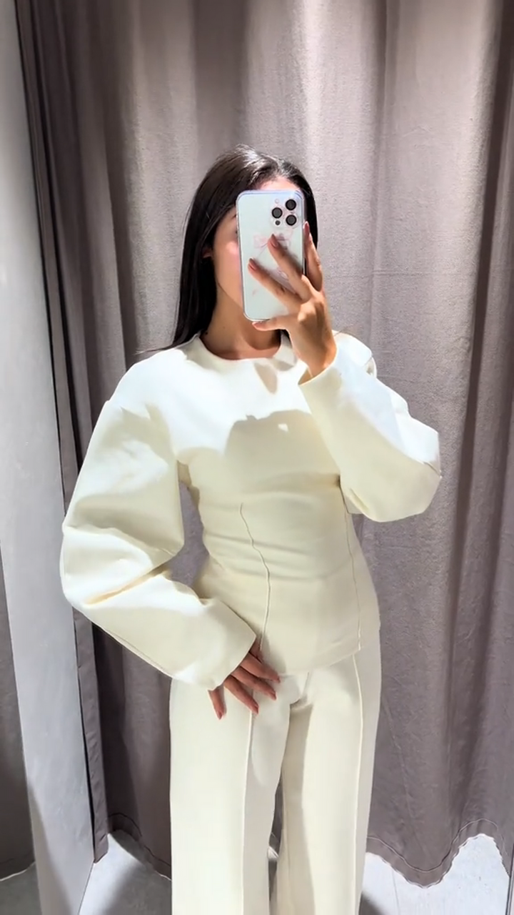 Chik Dame Loungesæt | Overdimensioneret Overdel og Bukser