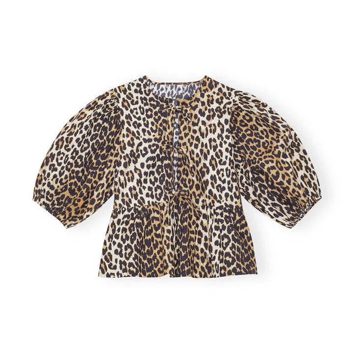 Anfisa | Elegante Bindebånd-Foran Bluse Til Kvinder