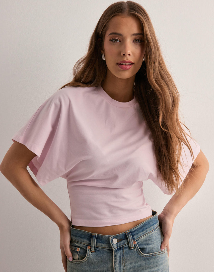 Zaphira | Brede-ærmer Trendmæssig T-Shirt til kvinder