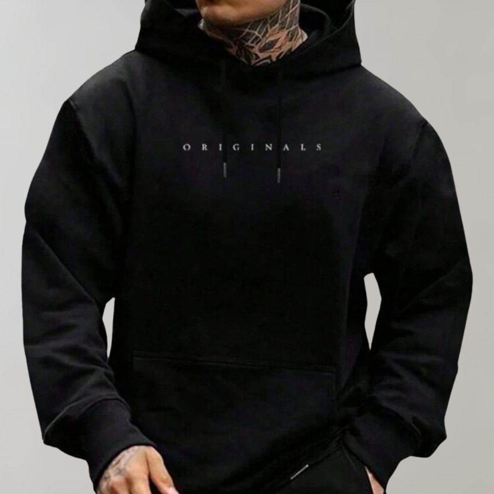 Herre Stilfuld Hættetrøje | Blød Pullover Sweatshirt