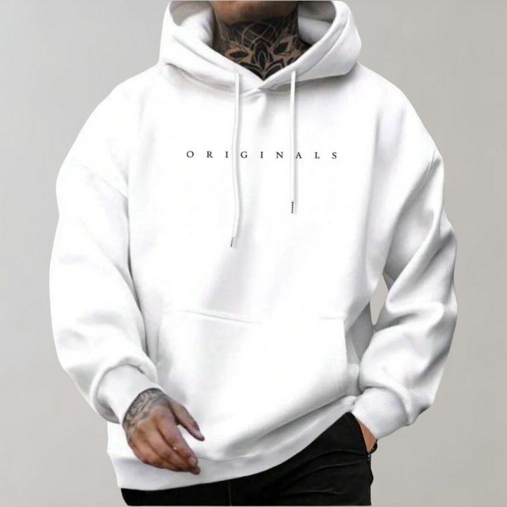 Herre Stilfuld Hættetrøje | Blød Pullover Sweatshirt
