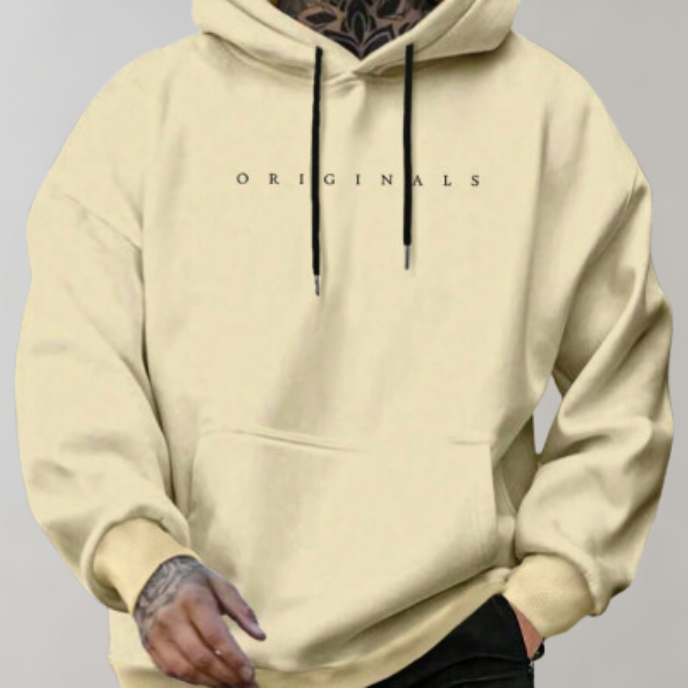 Herre Stilfuld Hættetrøje | Blød Pullover Sweatshirt