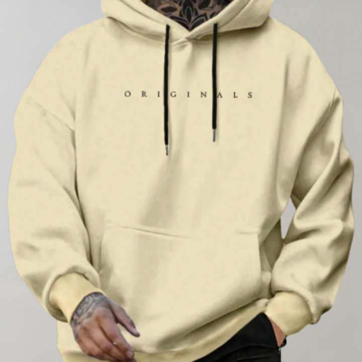 Herre Stilfuld Hættetrøje | Blød Pullover Sweatshirt