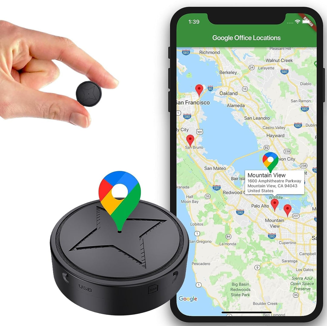 Mini GPS Sporer | Realtid Live-Sporing til Køretøjer og Aktiver