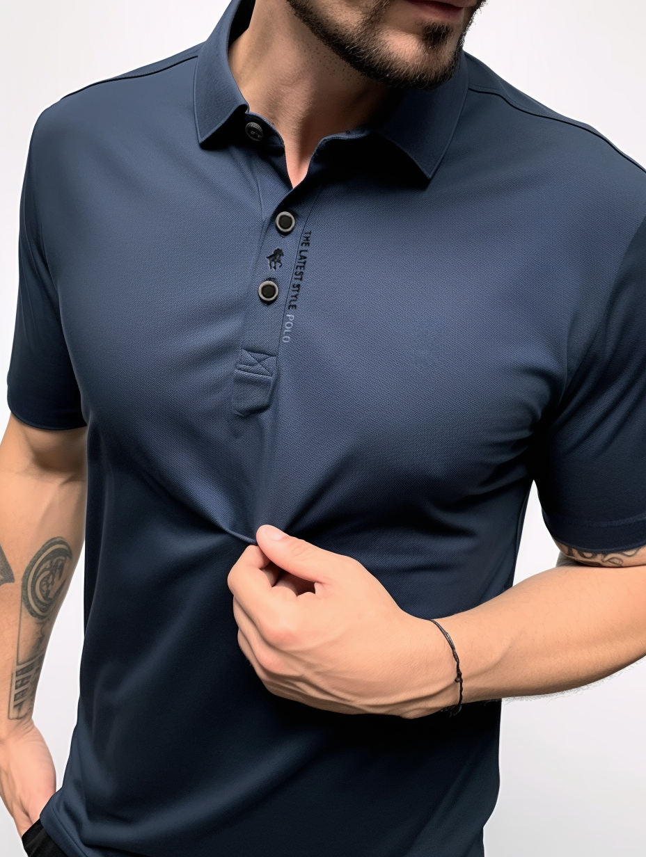Anti-Krølle Poloshirt til Mænd | Uformel Kortærmet