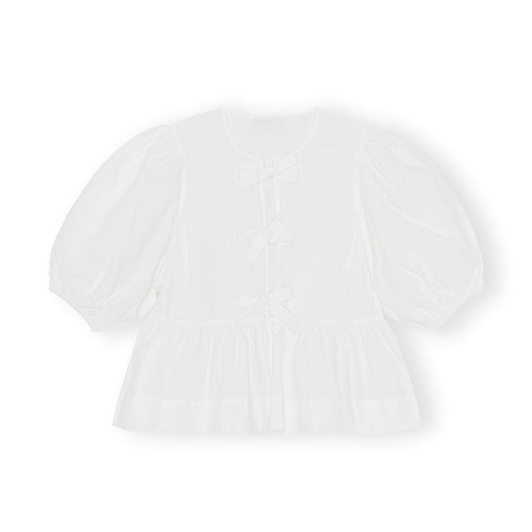 Anfisa | Elegante Bindebånd-Foran Bluse Til Kvinder