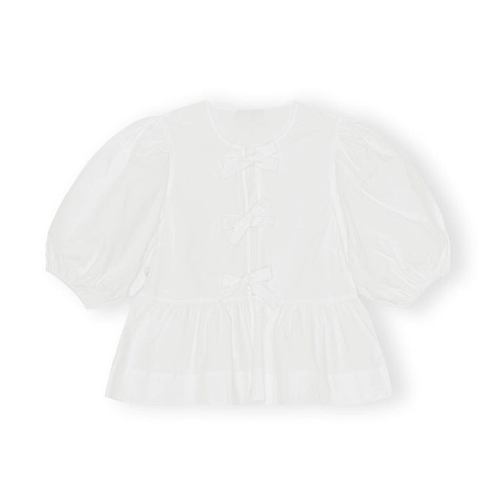 Anfisa | Elegante Bindebånd-Foran Bluse Til Kvinder