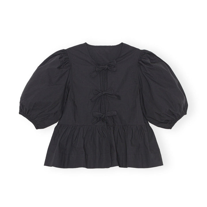 Anfisa | Elegante Bindebånd-Foran Bluse Til Kvinder
